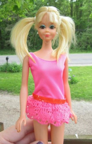 Vintage Mattel Pj - P.  J Barbie Doll Tnt 1118 W/oss Japan
