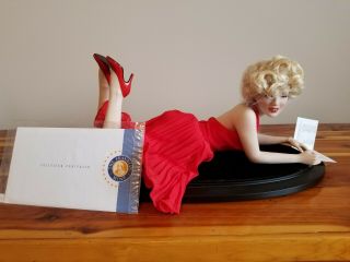 Franklin Rare " Forever Marilyn " - Marilyn Monroe Porcelain Doll