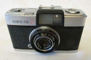 Vintage Olympus Pen - S camera with boxes & 2