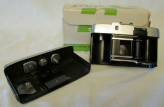 Vintage Olympus Pen - S camera with boxes & 6