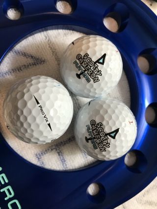 Scotty Cameron RARE - Blue Milled Putting Cup,  3 ProV1x,  Teal Putting Path 3
