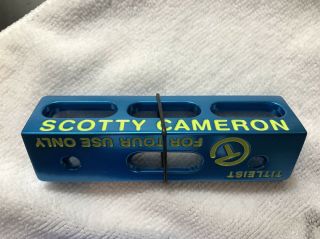 Scotty Cameron RARE - Blue Milled Putting Cup,  3 ProV1x,  Teal Putting Path 4