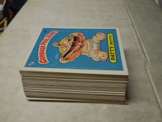 1985 Pail Kids Gpk Usa Series 2 Complete Set 84 Cards Rare Matte Backs Nr - Mt