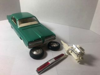 Vintage Amt 1967 Mercury Cougar Model Car Kit Rare All Built In 1960’s
