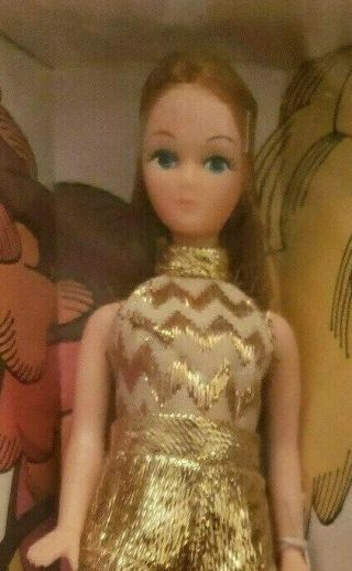 Vintage Diana Fashion Doll/Poodle Topper Dawn Doll Clone,  Gold Jumpsuit,  NIB NRFB 2