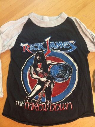 Vintage Rick James Concert T - Shirt From The 80’s The Throw Down