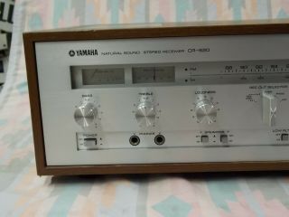 Yamaha CR - 620 stereo receiver vintage solid state amplifier serviced 2