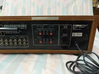 Yamaha CR - 620 stereo receiver vintage solid state amplifier serviced 6