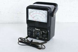 Simpson 260 Series 6p Analog Volt - Ohm - Milliammeter Vom Multi - Meter With Case