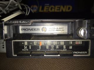 Vintage 70s Pioneer Kp - 5005 Car Cassette Tape Deck Radio Stereo Am/fm