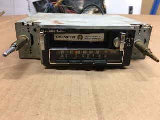 Vintage 70s Pioneer KP - 5005 Car Cassette Tape Deck Radio Stereo AM/FM 2