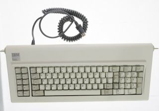 Vintage 1980 ' s IBM PC XT Computer Keyboard 5 Pin Clicky Keys Model F 4584656 8