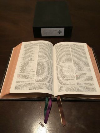 Schuyler NASB Quentel “The Brick” RARE,  OOP Brown Goatskin Bible 7