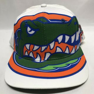 Vintage University Of Florida Gators Snapback Hat Ncaa 90s Nos Nwt Global Caps
