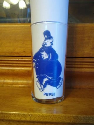 Vintage Pepsi Pete Promo Glass With The Libbey Logo On The Bottom A 430