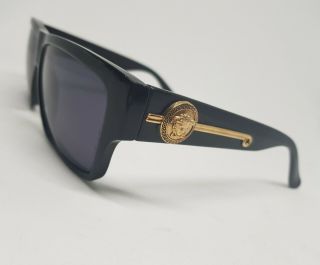 Gianni Versace 372 Dm Col 852 Bk Vintage Sonnennrille Sunglasses Rare