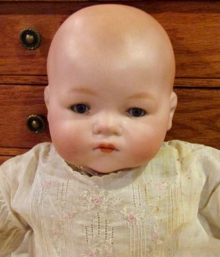 Antique 17 " Am Dream Baby Perfect German Bisque Doll W/orig Body