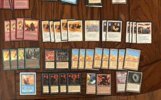 Magic The Gathering 133 Vintage Cards Dm - Lp,  Arabian Nights,  Legends,  Plus More