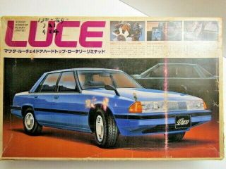 Bandai 1:20 Scale Vintage Mazda Luce 4 Door Rotary Powered Rare Motorisible