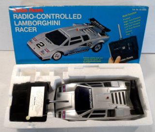 Radio Shack Radio Controlled Rc Lamborghini Racer Vintage