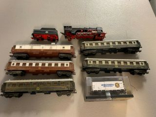 Vintage Lima Ho Orient Express Db 4 - 6 - 2 And Passenger Cars C5