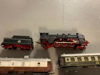 Vintage Lima HO Orient Express DB 4 - 6 - 2 and Passenger cars C5 2