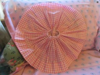 Vintage Tagged Alexander Cissy Pink Gingham Dress Belt Purse 8