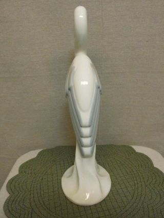 Vintage Haeger Large Ceramic Ivory Crane Heron Egret Bird Art Pottery 400 Figure 3