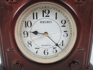 Vintage 1987 MICKEY MOUSE Disney Seiko 60th Anniversary Talking Music Clock 3