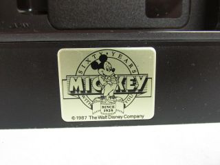 Vintage 1987 MICKEY MOUSE Disney Seiko 60th Anniversary Talking Music Clock 8