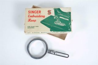 Vintage " Singer Embroidery Hoop No.  171074 " For " 222k " Sewing Machine