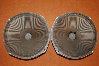Zenith 49cz852 Pair 12 " Full Range Speakers Rare Sound