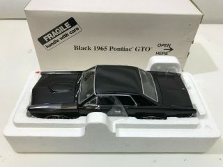 Danbury 1965 Pontiac Gto Rare Black 1:24