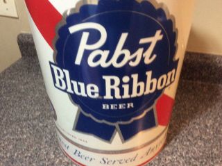 Vintage Pabst Blue Ribbon Beer Metal Cooler Alaskan Rare HTF 2