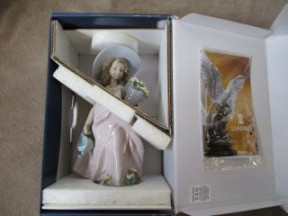 Vintage Lladro Figurine " A Wish Come True " Spain 7676 - Pristine