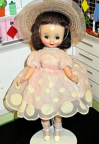 Lovely Vintage Betsy Mccall Doll In Birthday Outfit W Hat