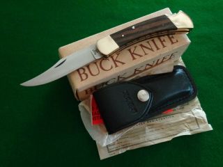 Old Rare C.  1972 Buck 110 Usa El Cajon,  Ca Folding Hunter Mib