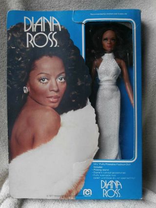 Rare 1977 Nib Nrfb Diana Ross Doll Vintage Mego 12 " Tv Starz
