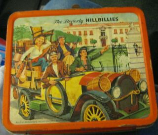 Vintage Metal Lunch Pail The Beverly Hillbillies Metal Lunchbox Lunch Box,  Old