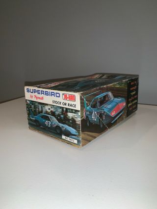 RARE JO - HAN SUPERBIRD BY PLYMOUTH STOCK OR NASCAR MOLDED IN PETTY BLUE GC - 1470 2