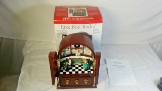 Mr.  Christmas Vintage Juke Box Annimated Jukebox Radio W/ 12 Songs