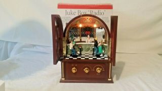 Mr.  Christmas Vintage Juke Box Annimated Jukebox Radio w/ 12 songs 3