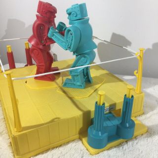 Vintage 1966 Marx Rock Em Sock Em Robots Toy
