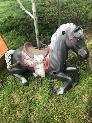 Vintage Horse Plastic Rocking Bouncy Children 