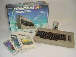 Vintage Commodore 64 Personal Computer With Manuals
