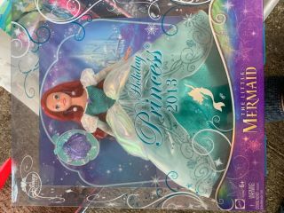 Mattel Disney The Little Mermaid Holiday Princess Ariel Doll 2013 Nrfb Rare
