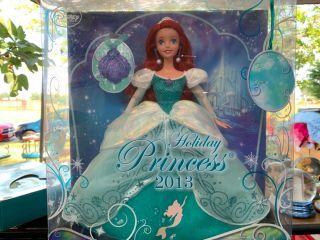 Mattel Disney The Little Mermaid Holiday Princess Ariel Doll 2013 NRFB RARE 2