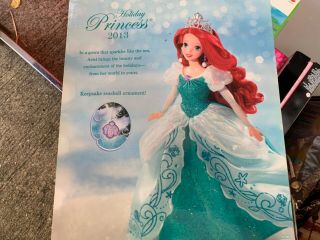 Mattel Disney The Little Mermaid Holiday Princess Ariel Doll 2013 NRFB RARE 3