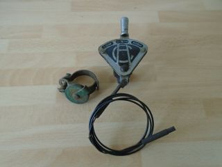Vintage 1930s bicycle Hercules quadrant 3 speed gear shifter trigger,  rare 2
