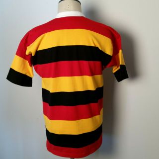 WAIKATO Zealand Vintage WRU Union Rugby Shirt Jersey Short Sleeve Stripe Med 4